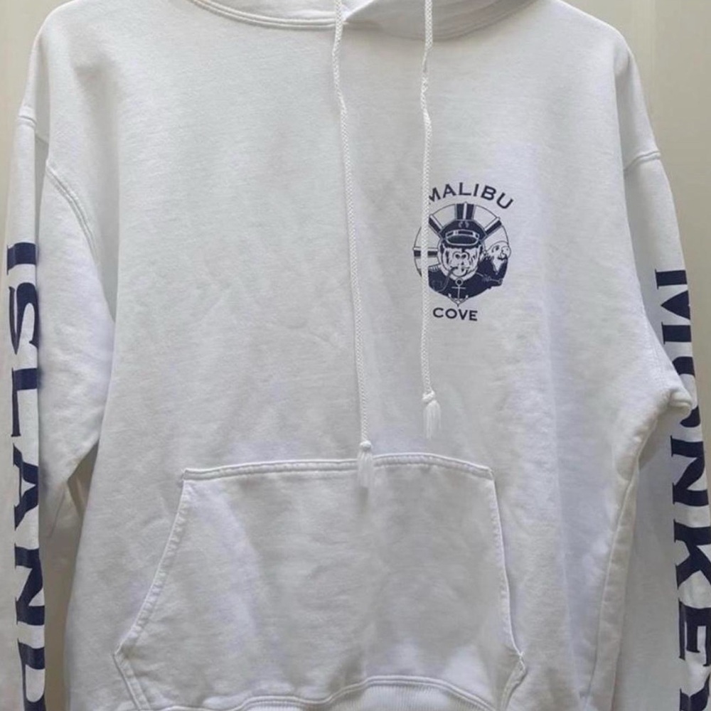 brandy melville/john galt monkey island christy hoodie